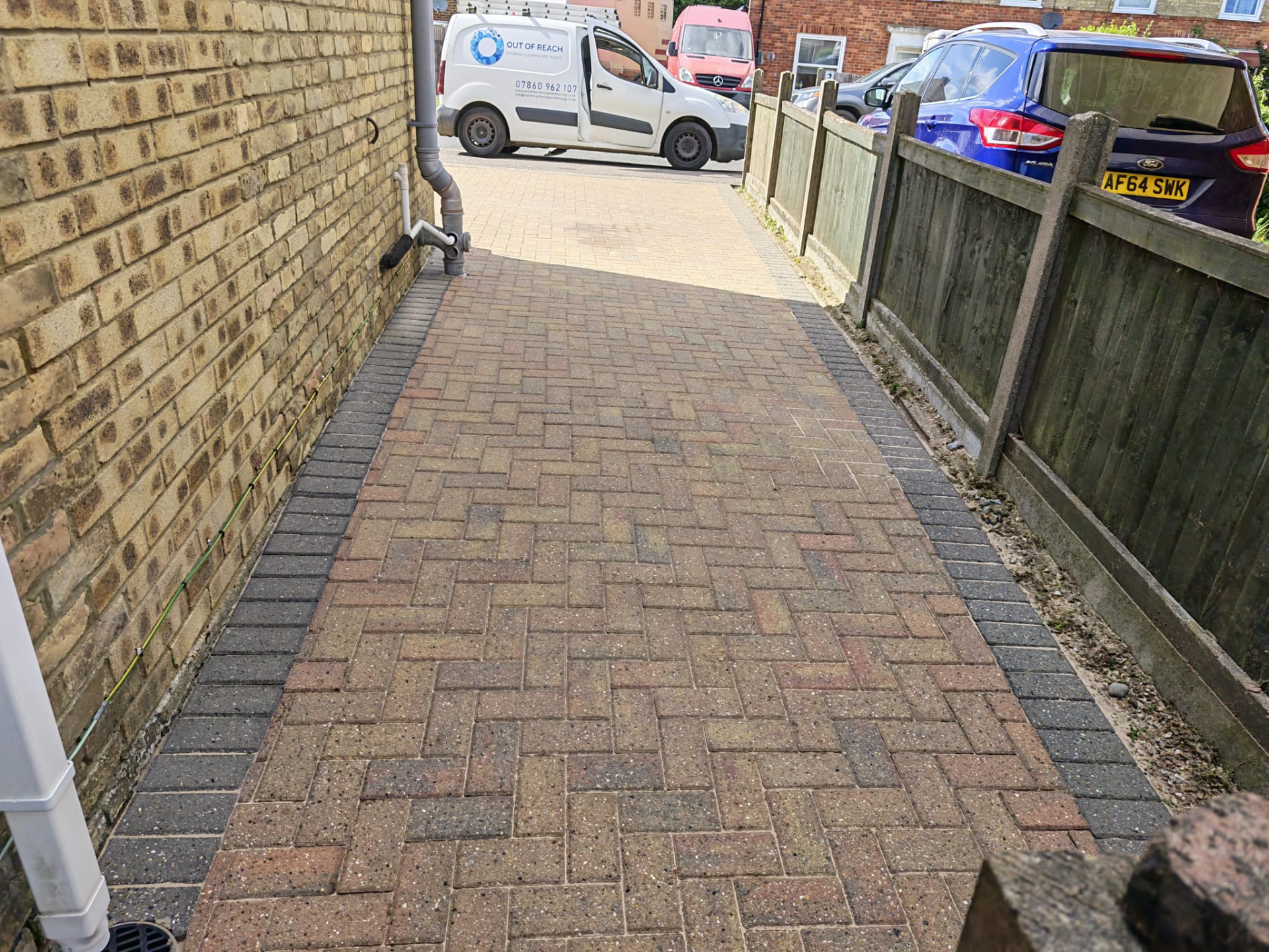 Driveway cleaning project by OOR External, view 2