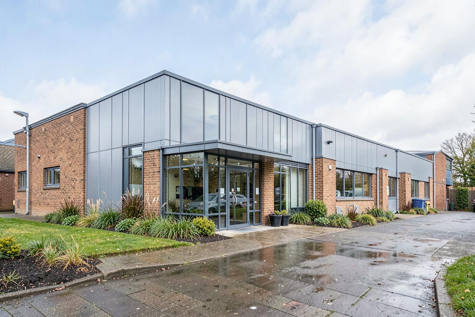 Exterior building cleaning by OOR External